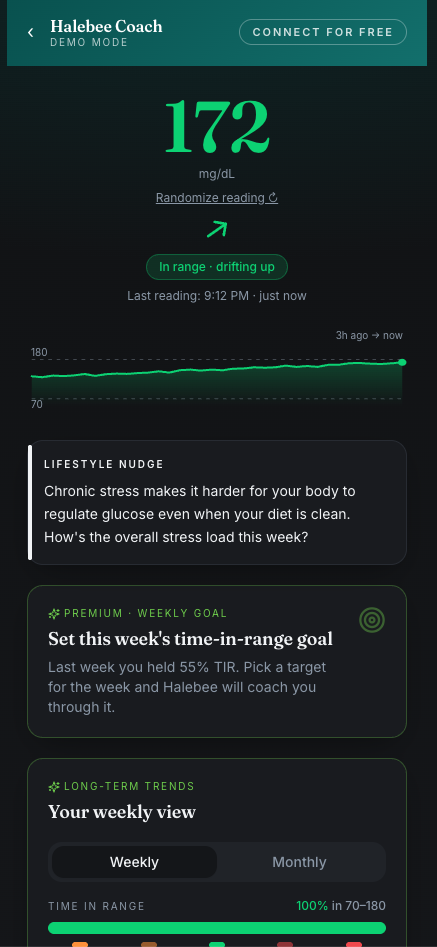 Demo page of halebee.app
